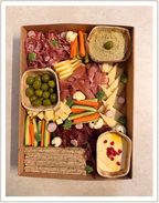 Plateau charcuterie, fromage et dip