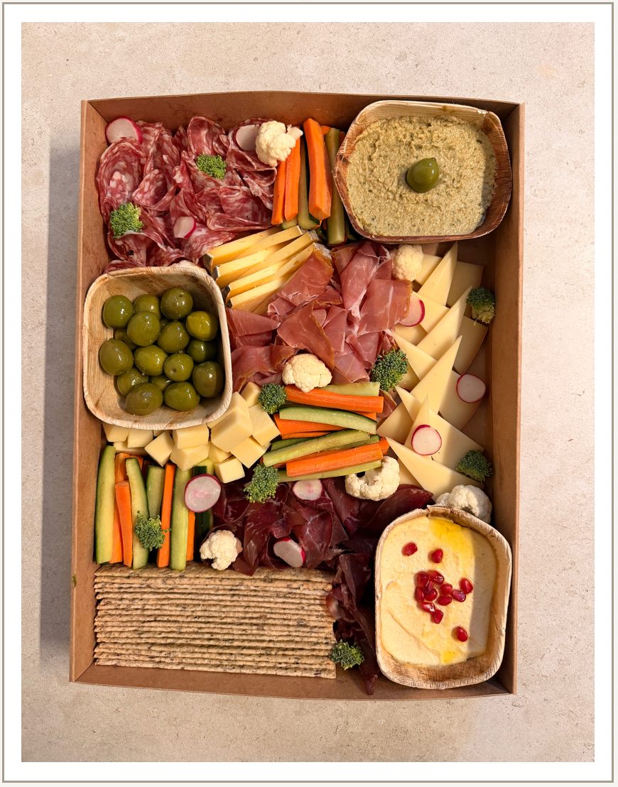 Plateau charcuterie, fromage et dip